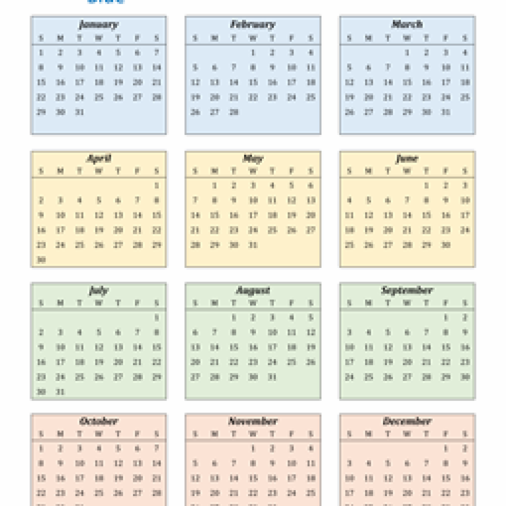 Small Printable Calendar 2023