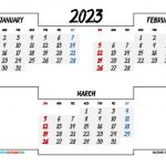 January February 2023 Printable Calendar