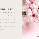 February 2023 Calendar Landscape