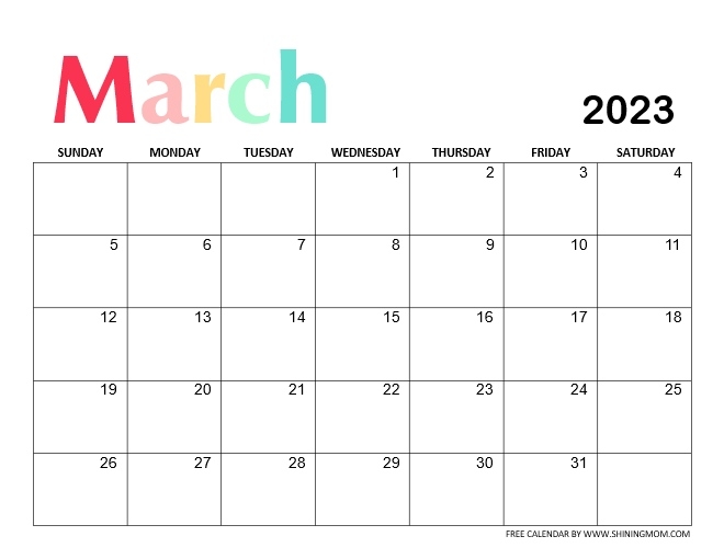 March-2023-Calendar-Free-Printable