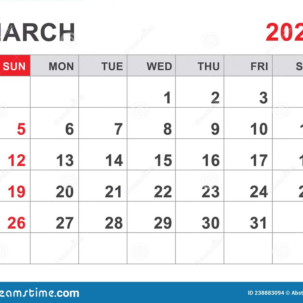 March 2023 Printable Calendar