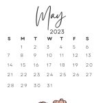 May 2023 Calendar A4