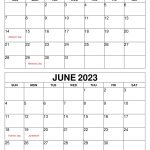 May June 2023 Calendar