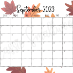 Printable September 2023 Calendar Free