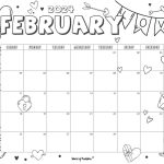 Print Free February Calendar 2024