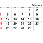 Printable Calendar February 2024