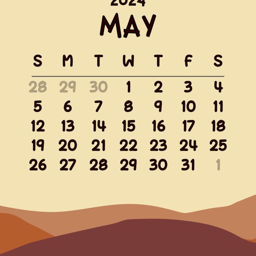 May Month Calendar 2024